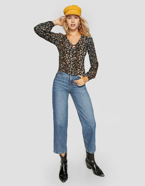 Pantalón Denim Carrot