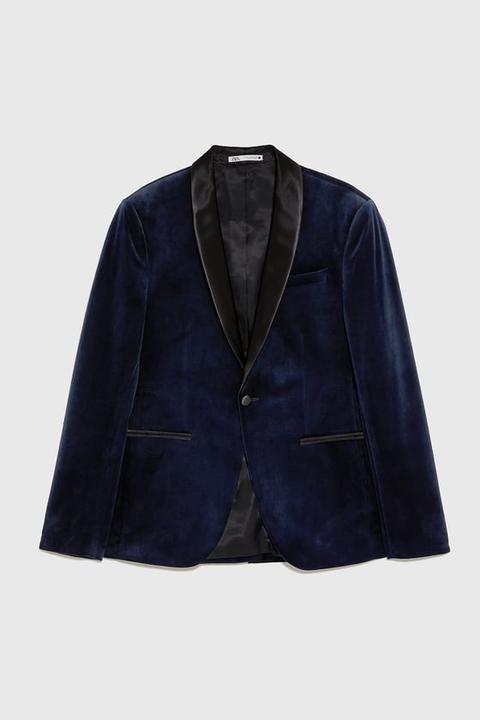 Blazer Smoking Terciopelo