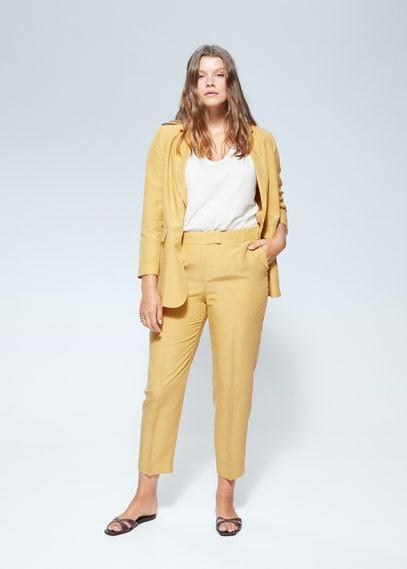 Pantalon Crop Lin
