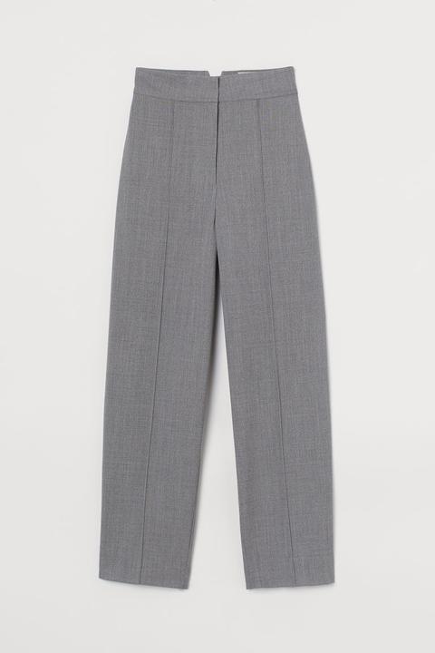 Wool Trousers - Grey