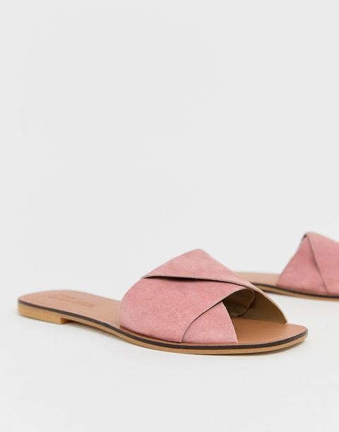 asos pink sandals