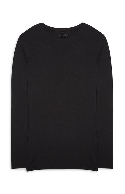 Black Long Sleeve Top