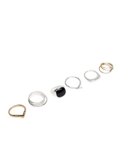 Pack 8 Anillos Variados