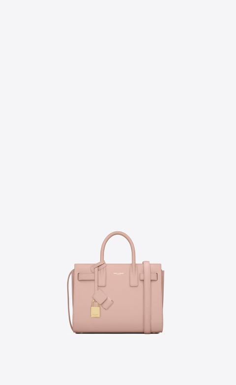 Nano Sac De Jour Color Blush Chiaro In Pelle