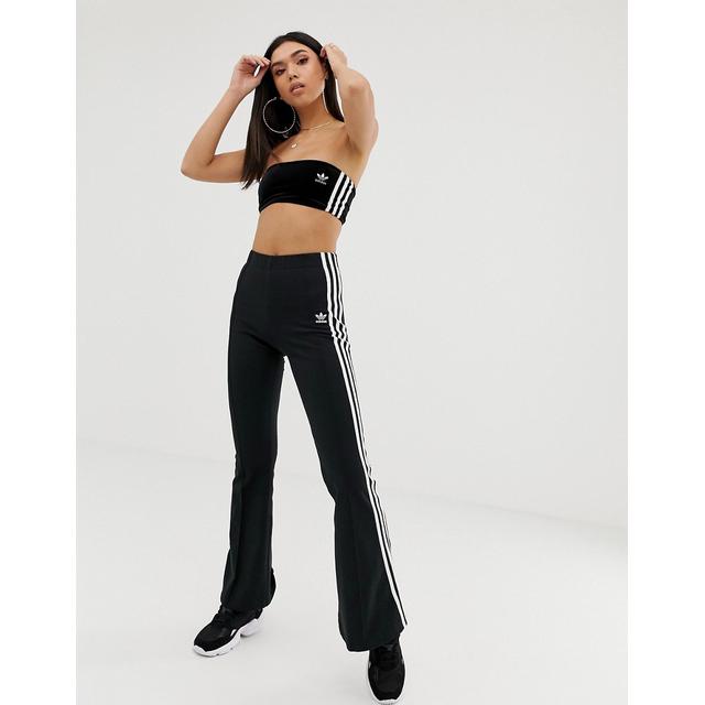 flared adidas trousers