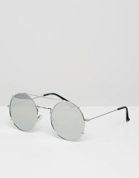 Gafas De Sol Redondas Con Lentes Planas De Asos