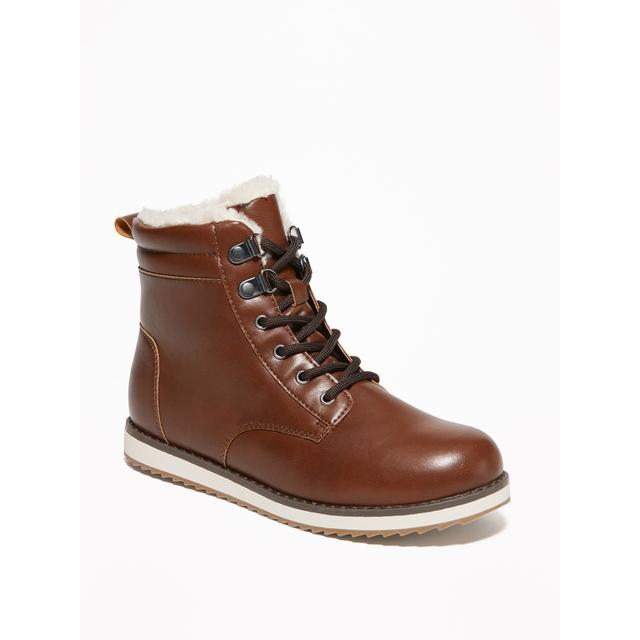 sherpa lined hiking boots