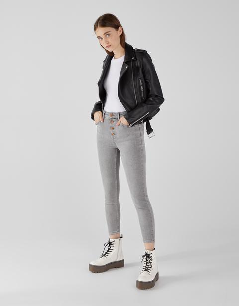 Jeans Skinny High Rise