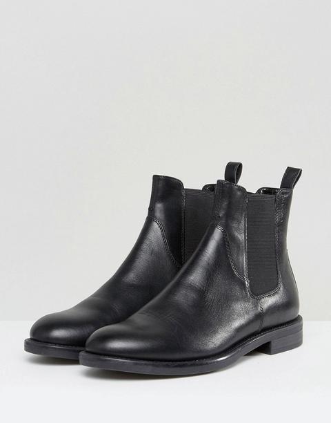 vagabond amina black leather chelsea boots