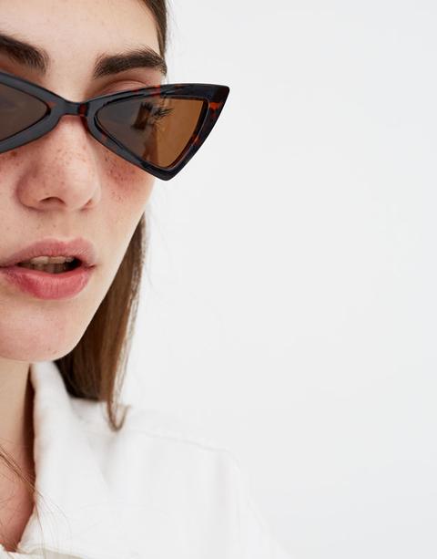 Cateye-sonnenbrille In Schildpattoptik