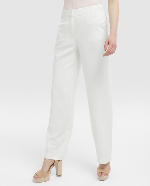 Manía Amargura módulo Fórmula Joven - Pantalón Recto De Mujer En Color Blanco de El Corte Ingles  en 21 Buttons