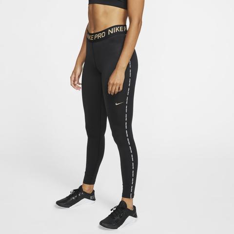 Nike Pro Warm Mallas Metalizadas - Mujer - Negro de Nike en 21