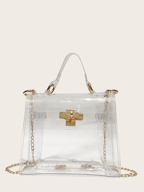 clear satchel bag