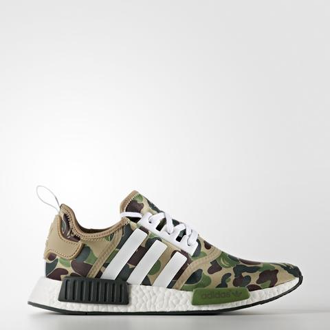 Scarpe Nmd_r1 Bape Camouflage - Grigio Adidas