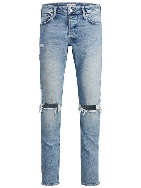 Jack /& Jones Hommes Jeans-Pantalon-Glenn-Slim Skinny Fit-Bleu Noir