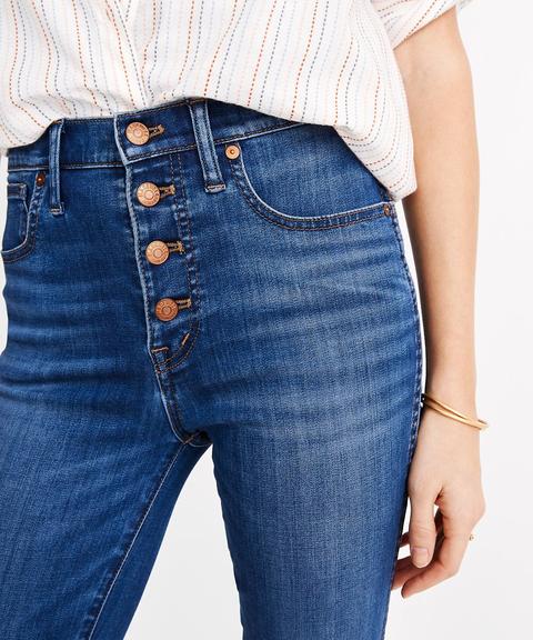 jeans with buttons on front