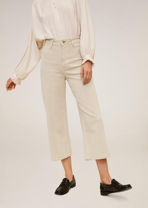 Jeans Culotte High Waist