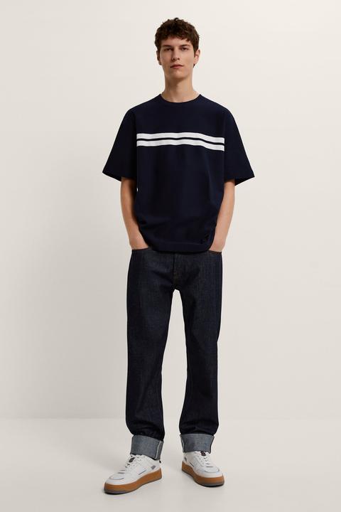 Camiseta Jacquard Banda