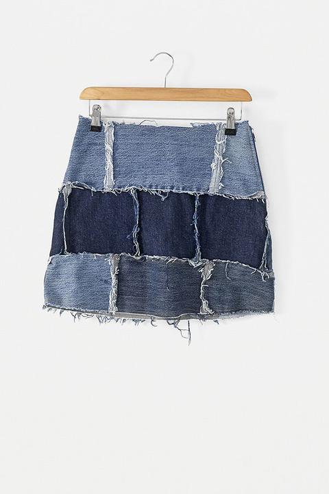 urban outfitters denim skirt