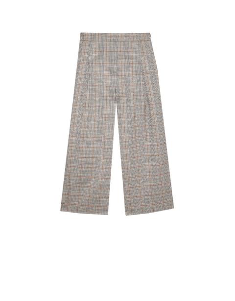 Pantalón Culotte Cuadros from Stradivarius on 21 Buttons