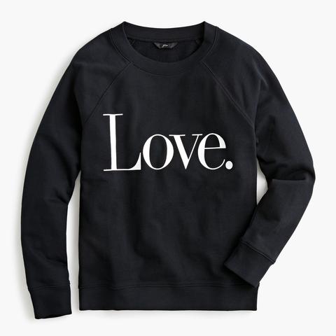 j crew logo sweatshirt