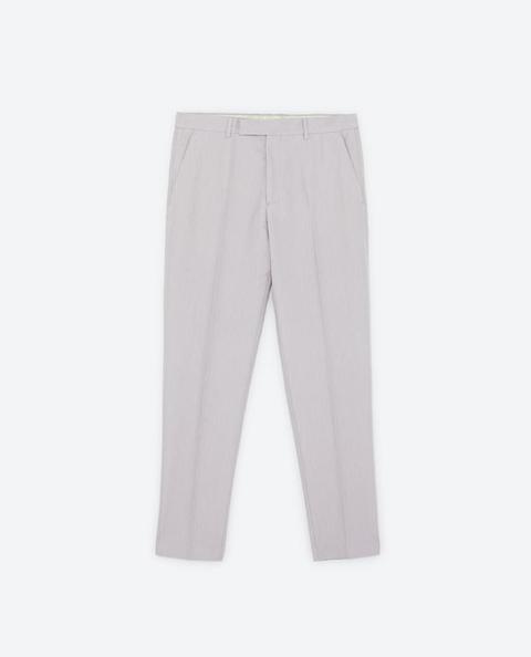 Pantalón Algodón Gris