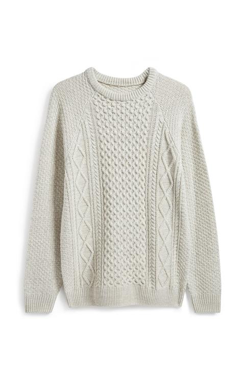 Ivory Cable Knit Jumper