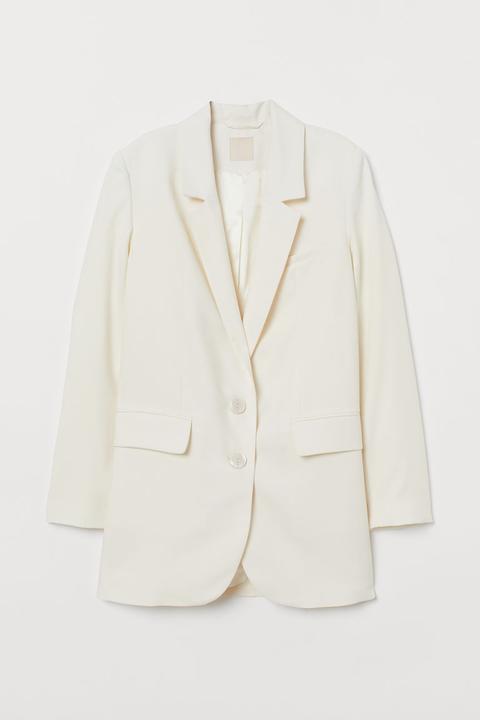 Single-breasted Jacket - White