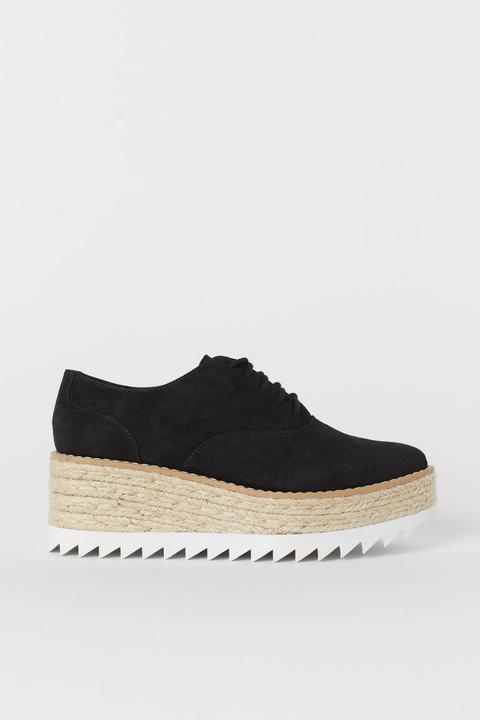 Zapatos De Plataforma - Negro