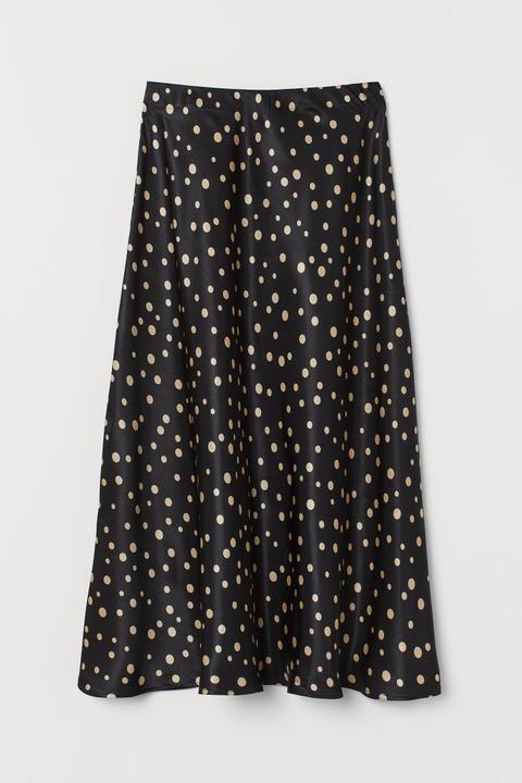 Patterned Skirt - Black