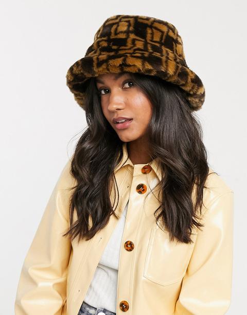 fur bucket hat asos