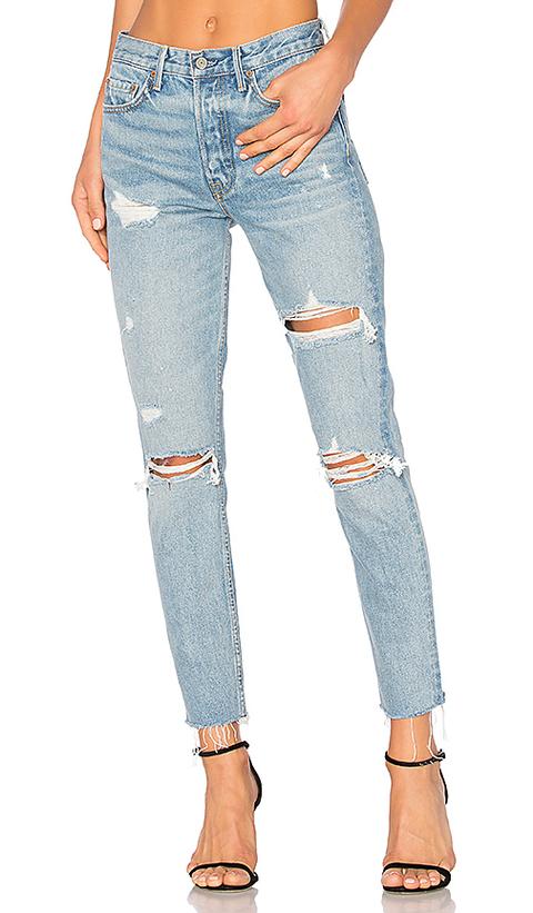 Grlfrnd - Jean Skinny Taille Haute Karolina