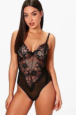 Lace & Mesh Bodysuit