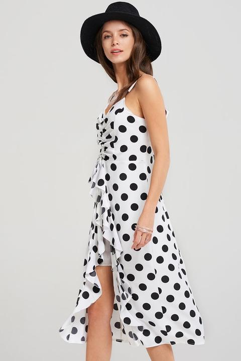 Teegan Polka Dot String Dress