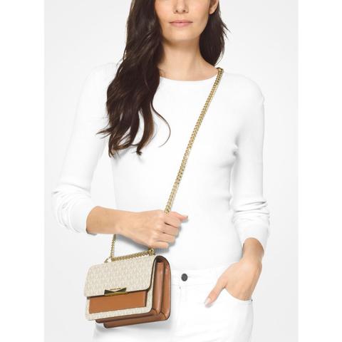 Bandolera Jade Extrapequeña De Piel Con Logotipo de Michael Kors en 21  Buttons