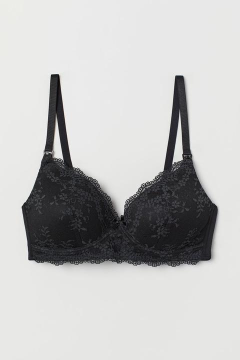 H & M - Mama Reggiseno Da Allattamento - Nero