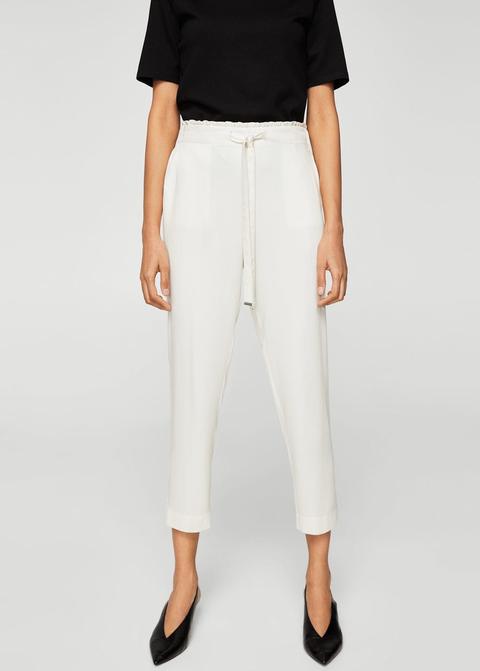 Pantaloni Fluidi Laccio