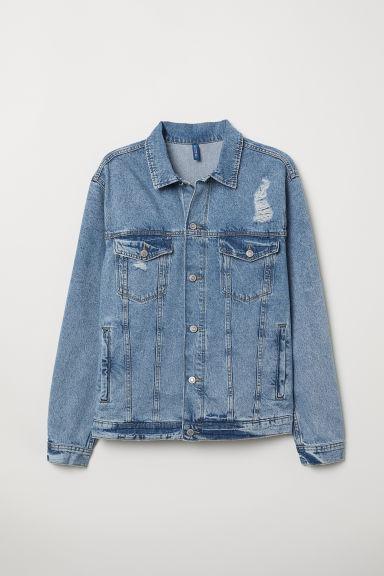 H & M - Cazadora Vaquera - Azul