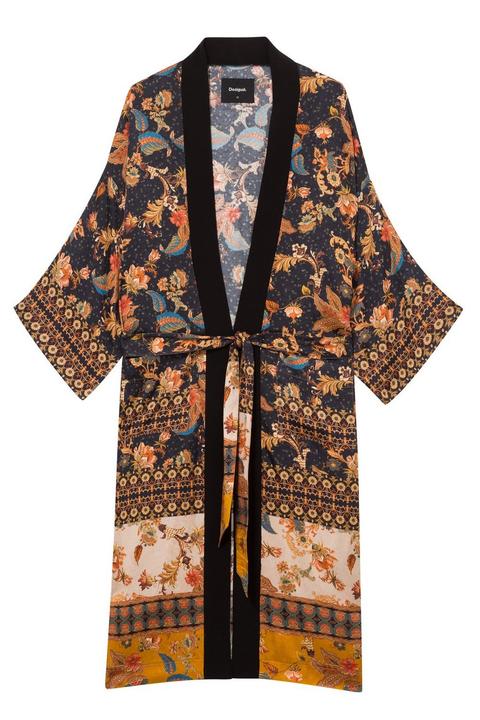 Chaqueta Kimono De Mujer Estampado