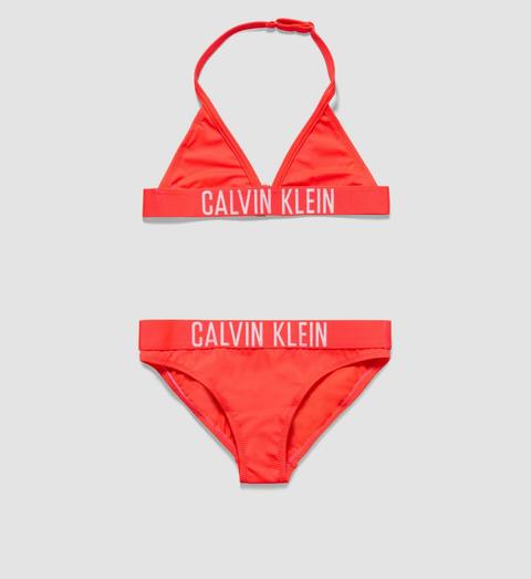calvin klein red bikini set