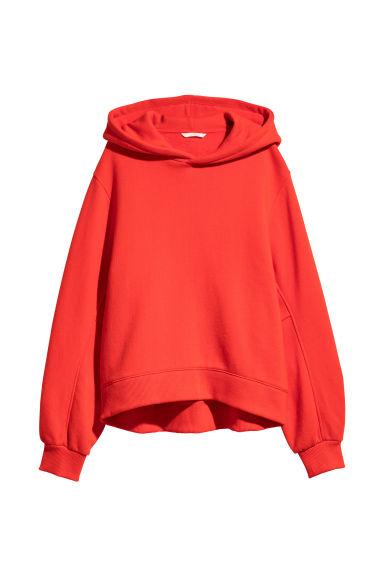 H & M - Sudadera Con Capucha - Rojo