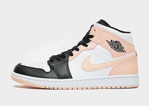 Jordan Chaussure Air Jordan 1 Mid - White/black/arctic Orange, White/black/arctic Orange