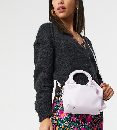 Liars & Lovers Exclusive Ruched Grab Mini Bag In Lilac-purple