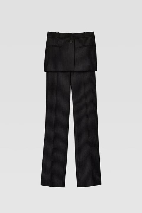 Pantalón Falda Raya Diplomatica de Zara en 21 Buttons