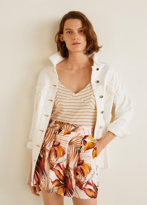 Short Estampado Tropical