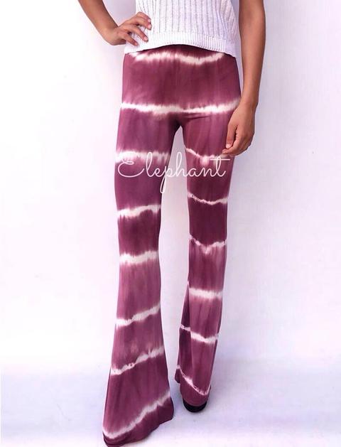 Pantalón Tie Dye Berenjena