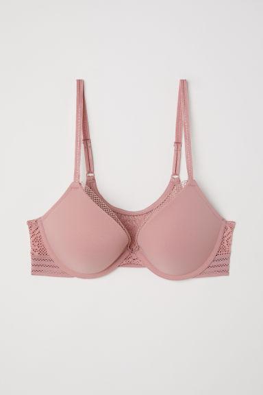 Bralette Push-up Con Pizzo