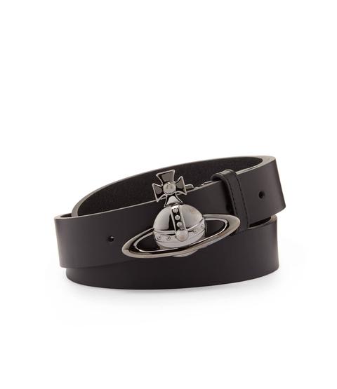 Orb Gunmetal Buckle Belt 82010003 Black