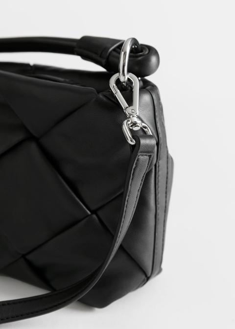 & other stories braided leather crossbody