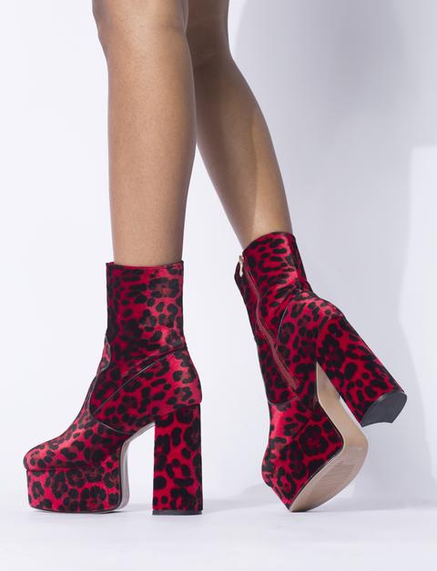 adore you black extreme platform ankle boots